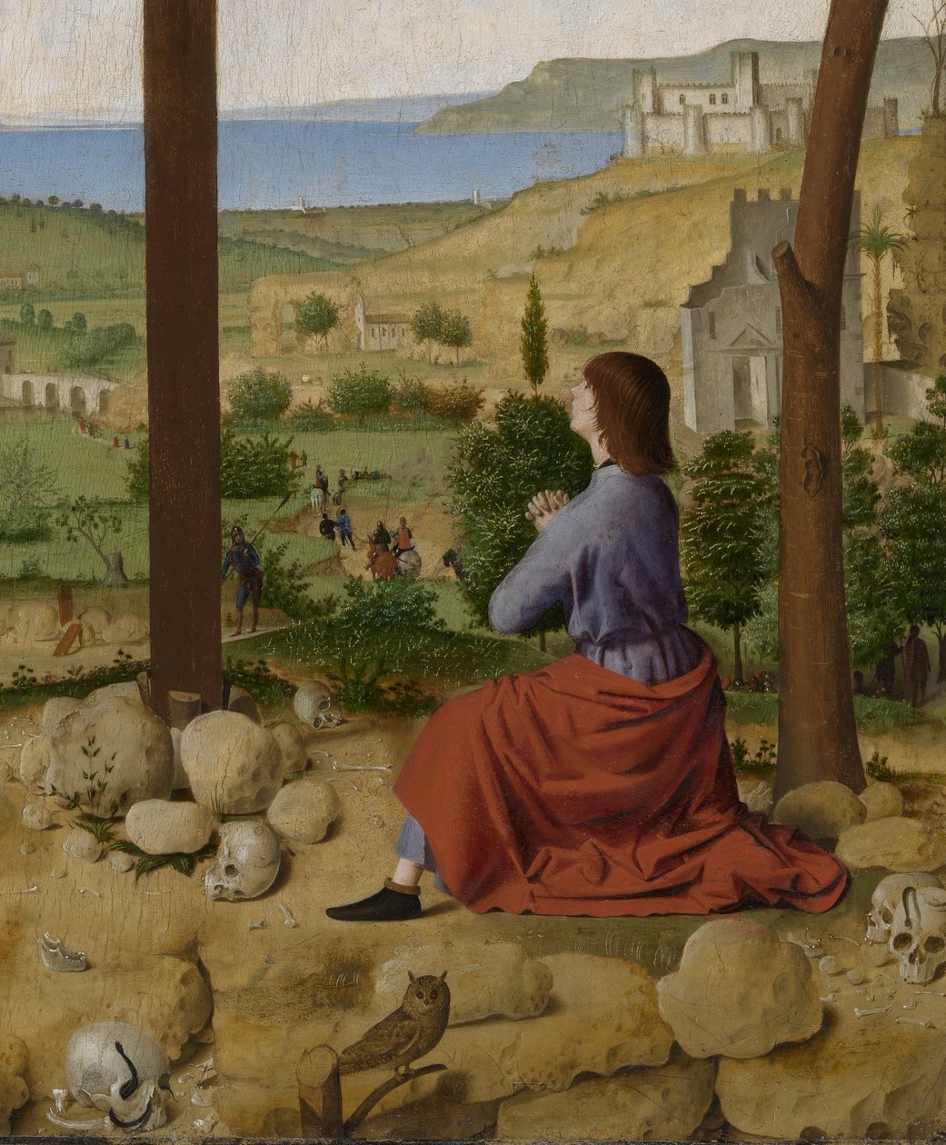 Korsfæstelse med Mary og John af Antonello da Messina