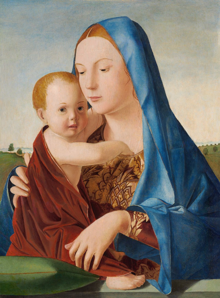 Madonna og barn, ca. 1475. af Antonello da Messina