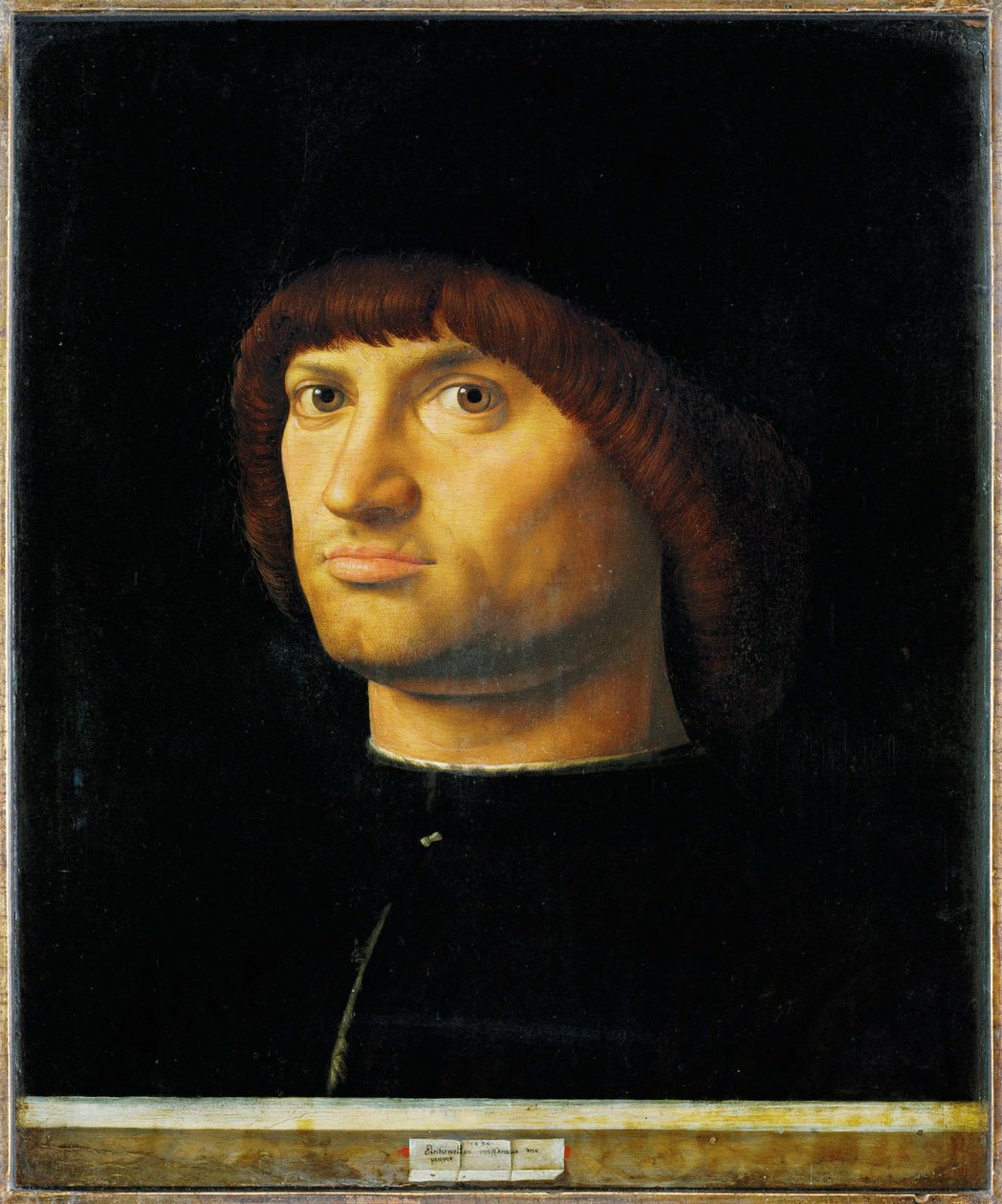 Portræt af en mand, Il Condottiere af Antonello da Messina