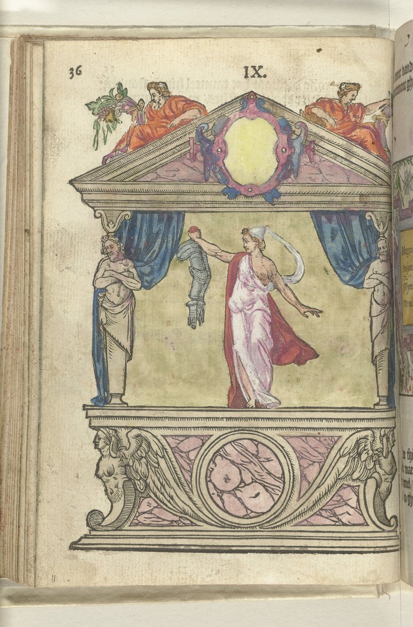 Scene med personificering af generøsitet (Magnanimitas), 1578 af Antoni van Leest
