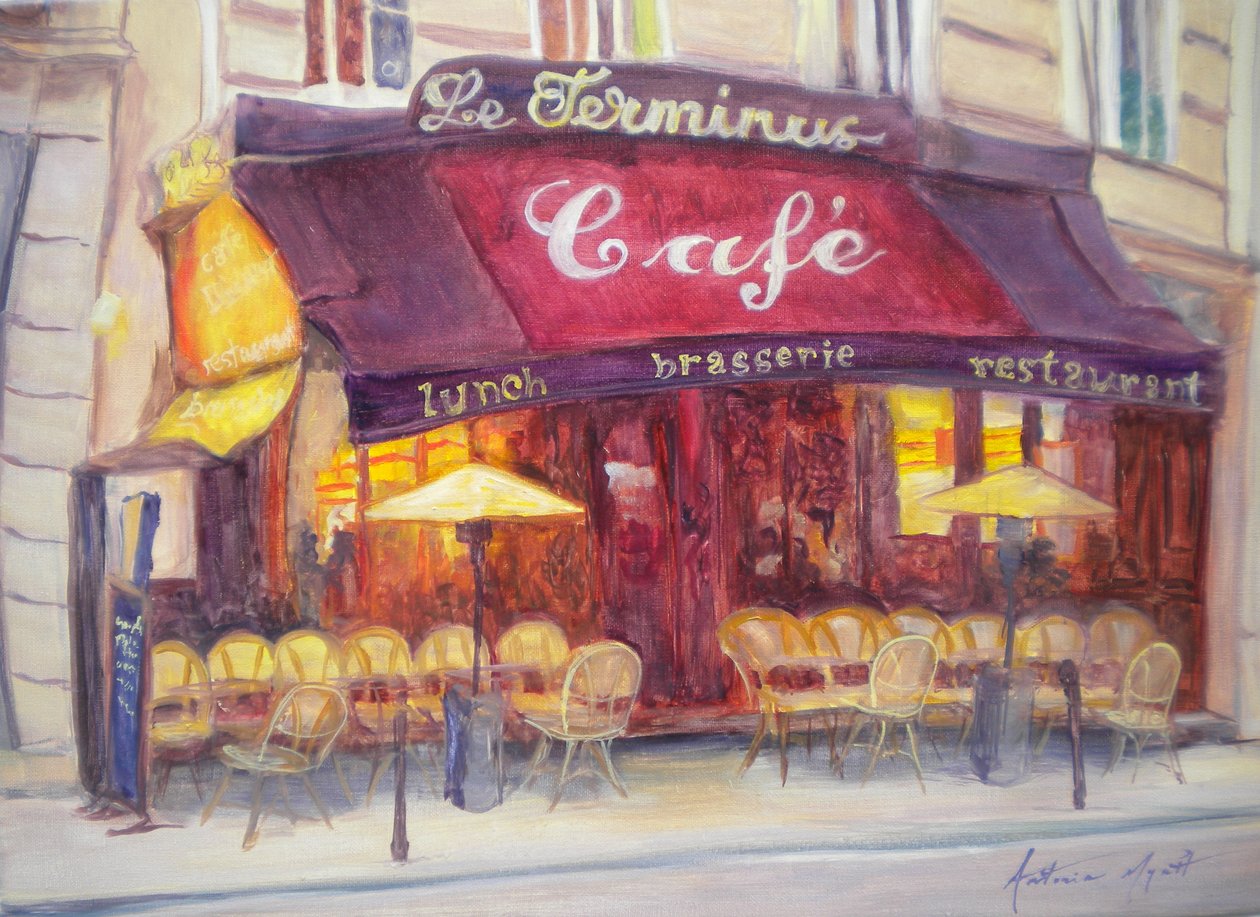 Cafe le Terminus, 2010 af Antonia Myatt