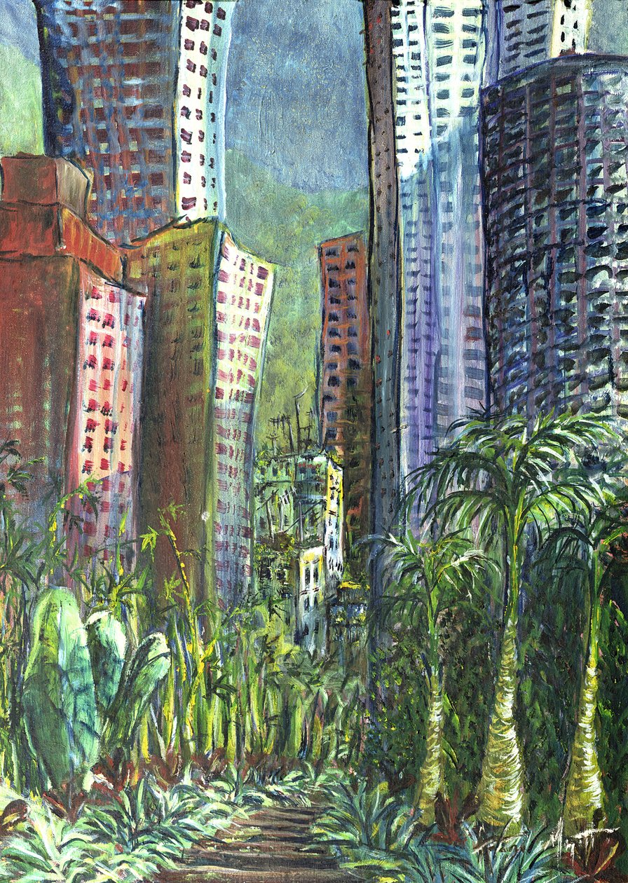 High Rise, Hong Kong, 1997 af Antonia Myatt