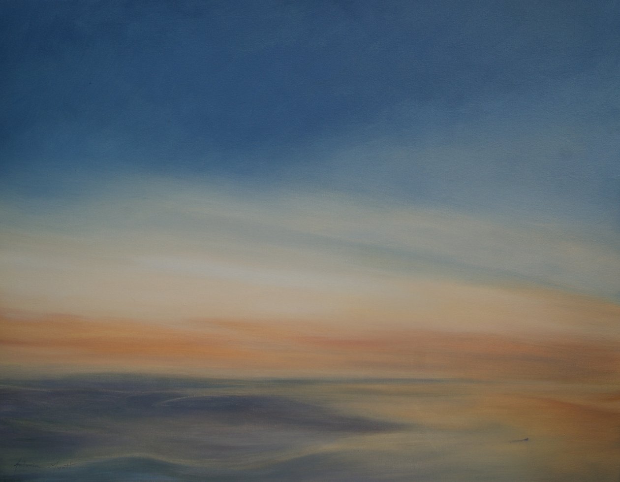 Lone Boat, Spanien, 2014 af Antonia Myatt
