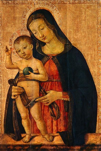 Madonna og barn af Antoniazzo Romano
