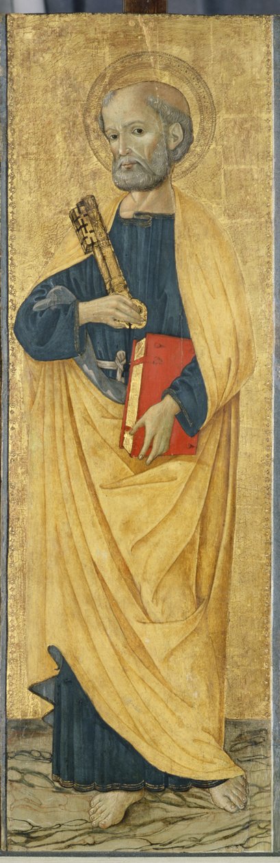 Apostlen Peter, ca. 1500 (tempera på poppeltræ) af Antoniazzo Romano