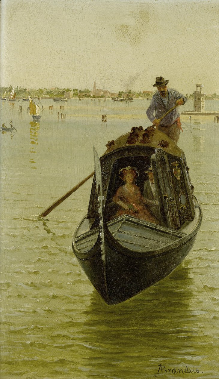 Venetiansk gondol af Antonietta Brandeis
