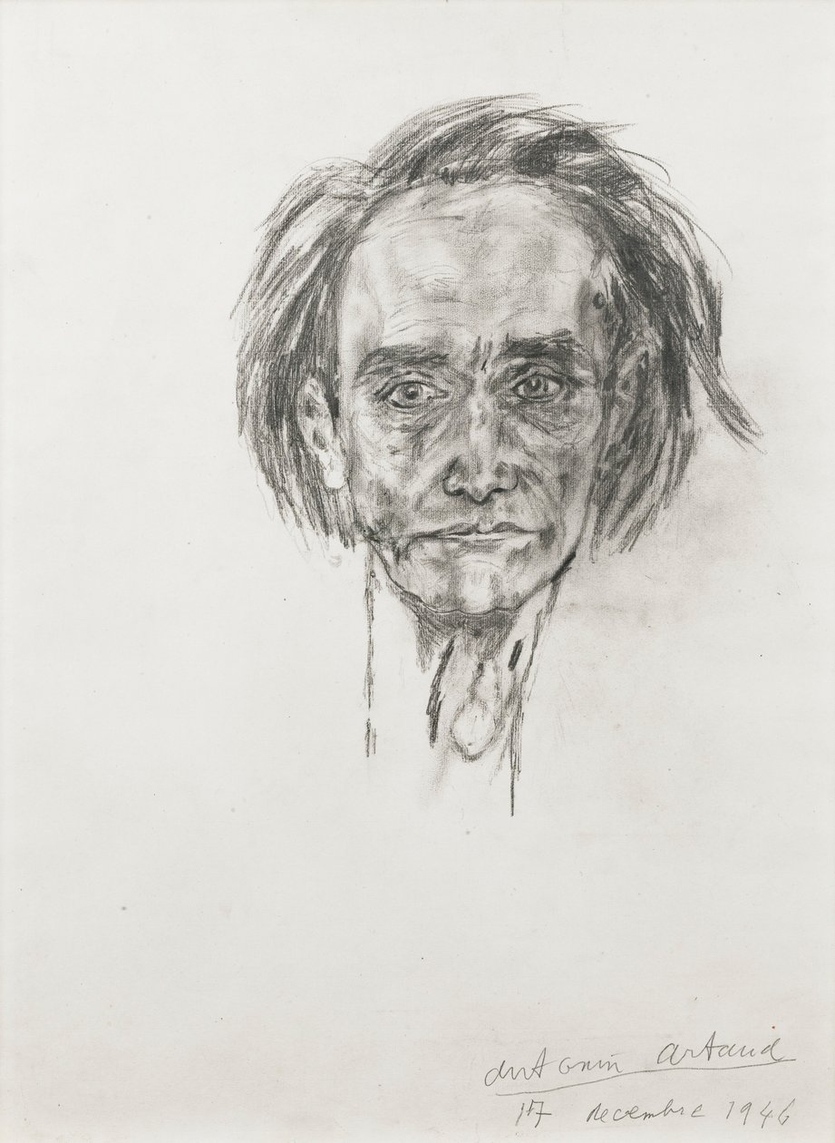 Selvportræt Antonin Artaud af Antonin Artaud