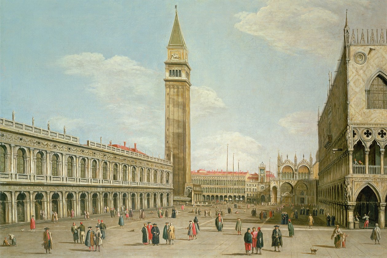 Markuspladsen af Giovanni Antonio Canal
