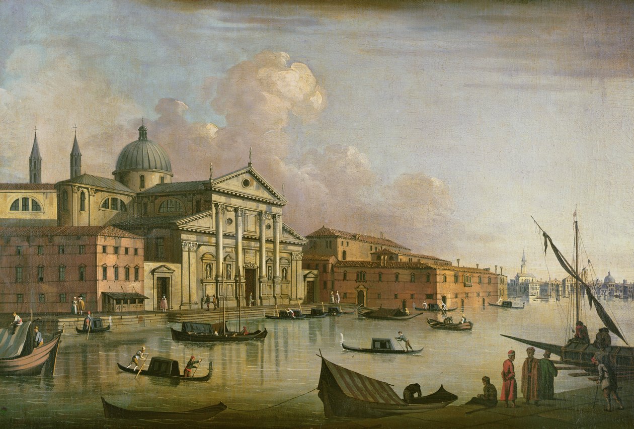Venedig: Udsigt over San Giorgio Maggiore (par 63930) af Giovanni Antonio Canal