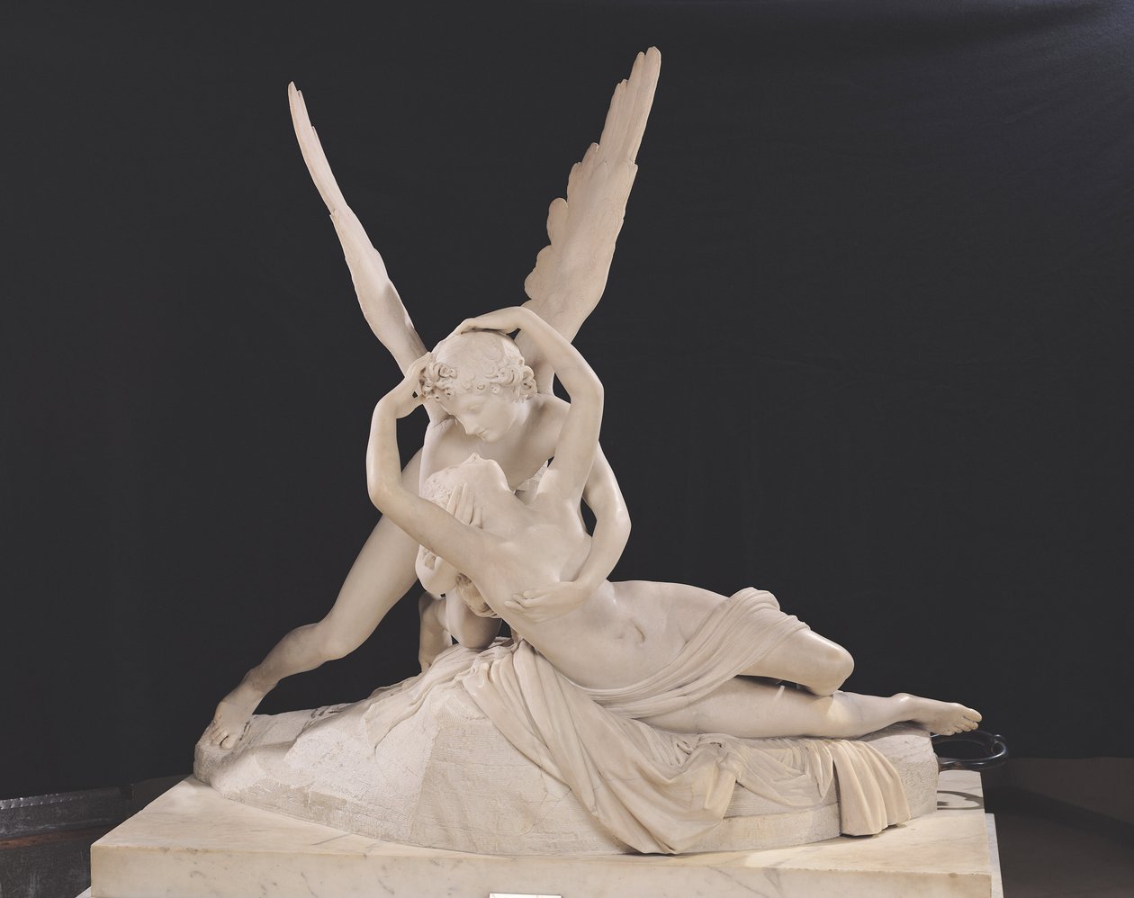 Psyke genoplivet af Amors kys 1787-93 (marmor) (se også 123192) af Antonio Canova
