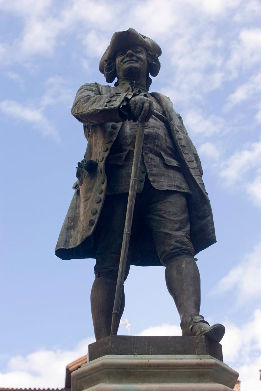 Monument til Carlo Osvaldo Goldoni (bronze) af Antonio Dal Zotto