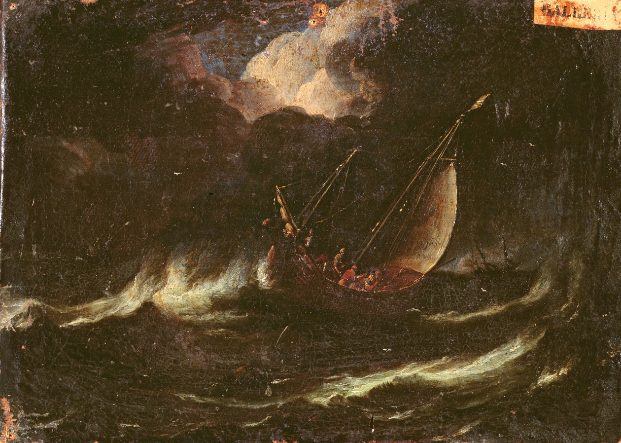 Storm på havet af Antonio Francesco Peruzzini