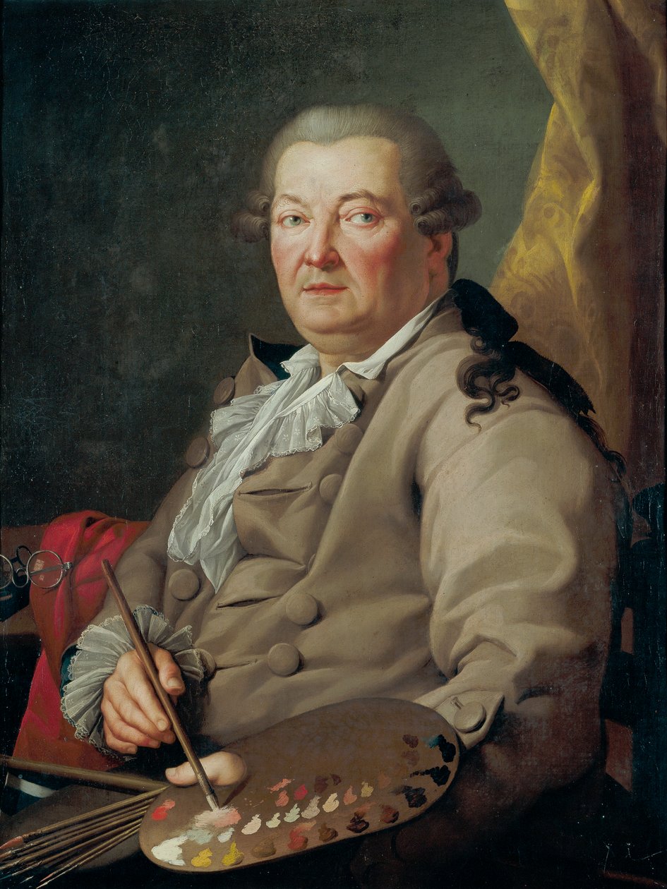 Selvportræt af Antonio the Elder Gonzalez Velazquez
