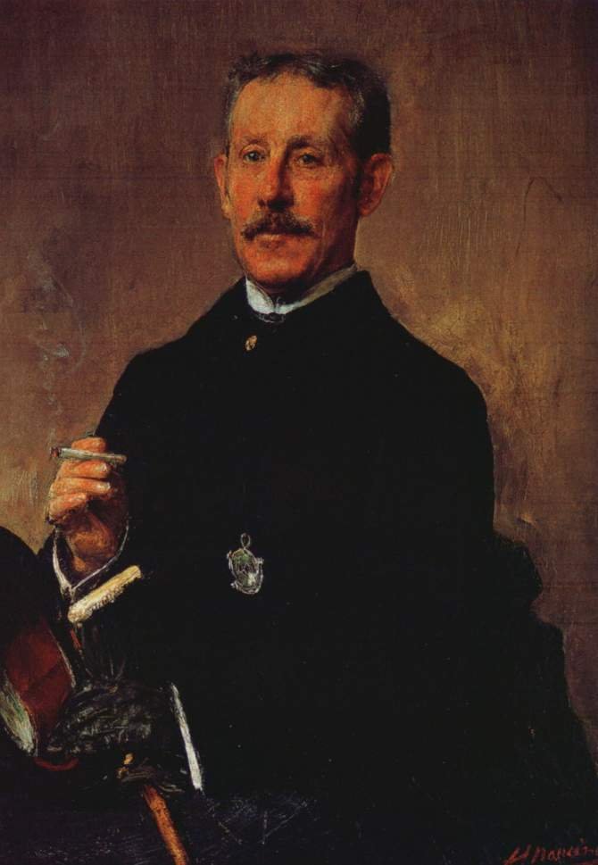 Daniel Sargent Curtis af Antonio Mancini