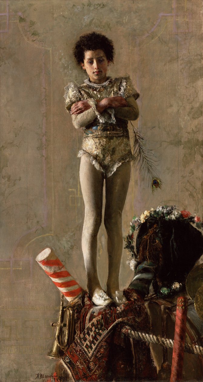 Saltimbanco af Antonio Mancini