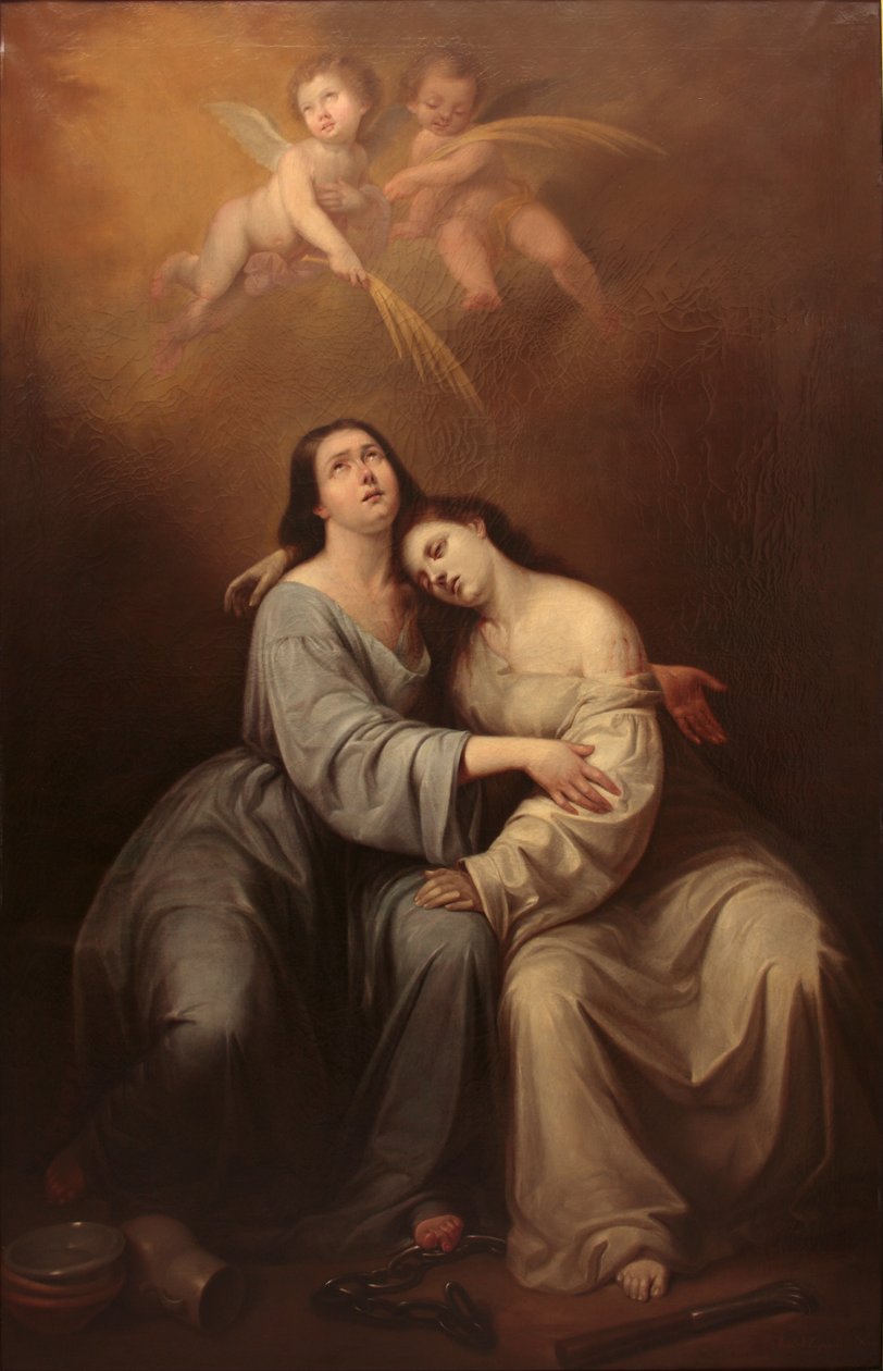 Saint Justa og Saint Rufina af Antonio María Esquivel