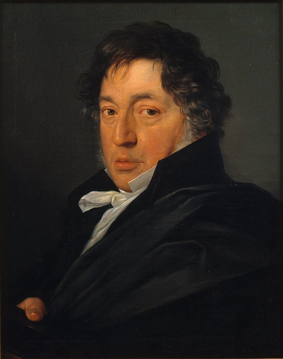 Portræt af maleren Zacarías González Velázquez af Antonio Mercar