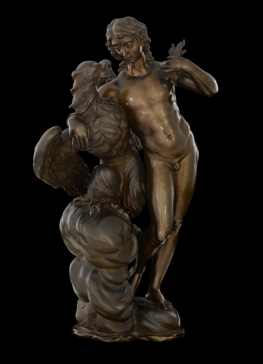 Ganymedes og Ørnen, ca. 1710 (bronze) af Antonio Montauti
