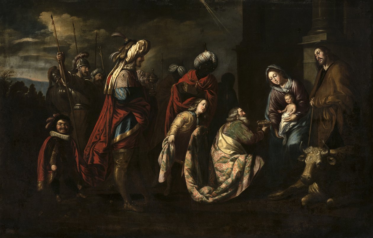 Tilbedelse af de tre konger af Antonio Palomino