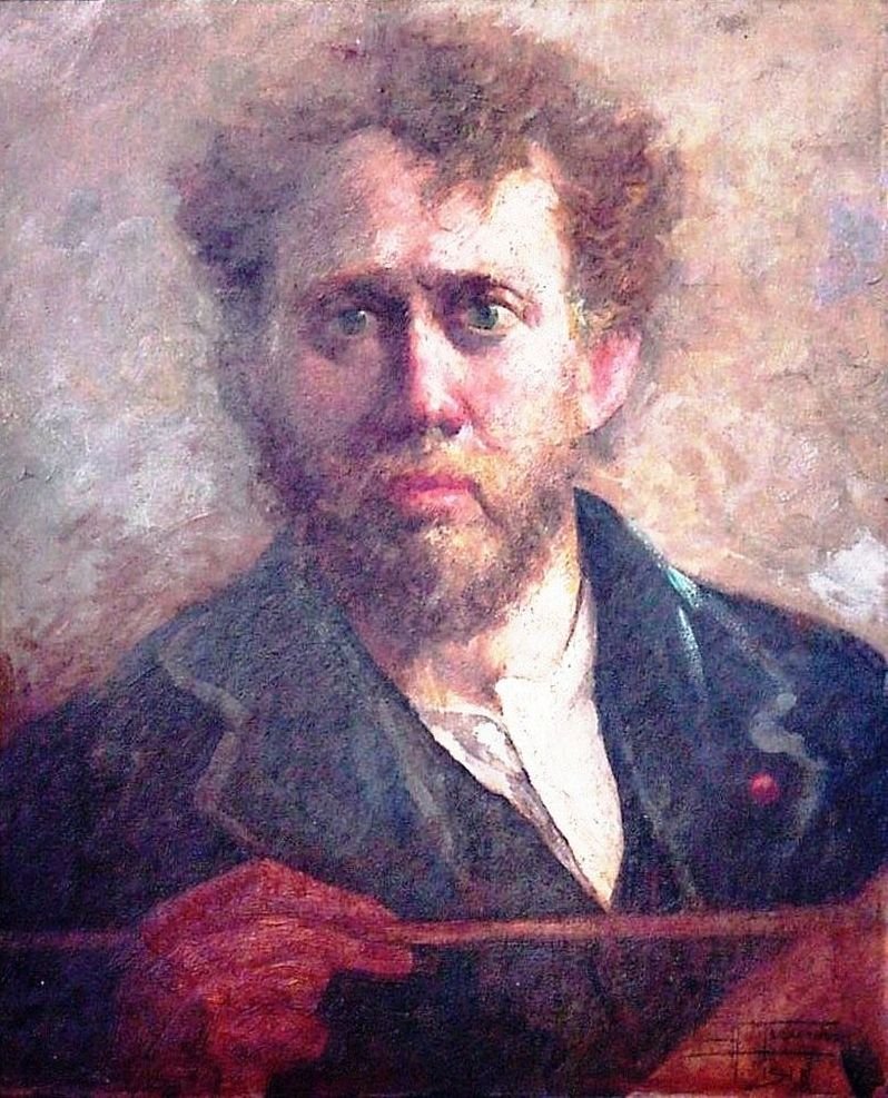 Et venportræt af maleren Numa Camille Ayrinhac af Antonio Parreiras