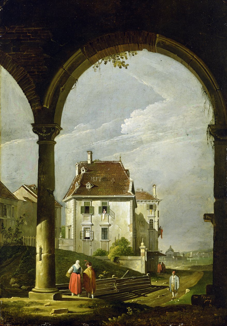 Venetiansk udsigt, 1817 af Antonio Pian