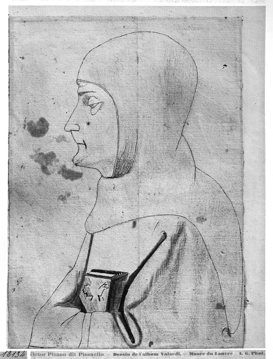 Monk, fra The Vallardi Album af Antonio Pisanello