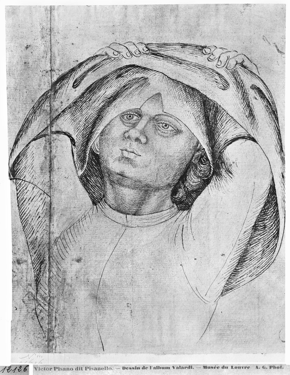 Soldat tager sin ringbrynje af fra The Vallardi Album af Antonio Pisanello