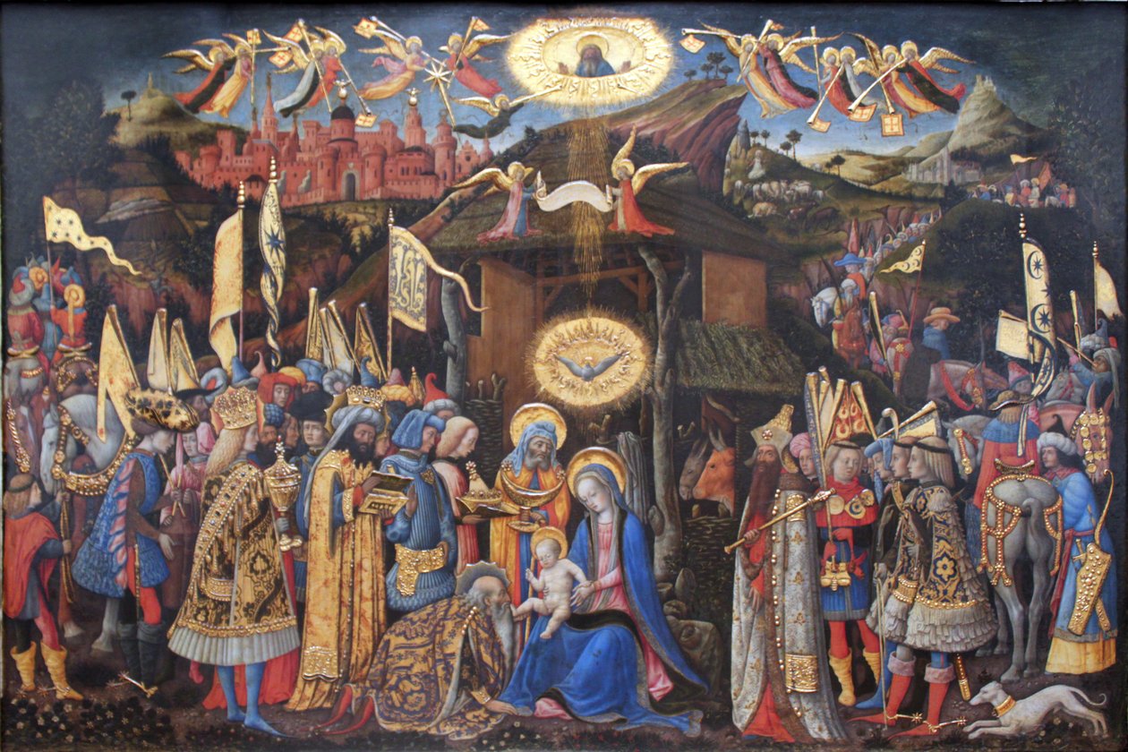 Tilbedelse af magi af Antonio Vivarini