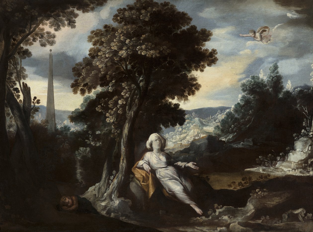 Hagar og Ismael af Antonio Castillo