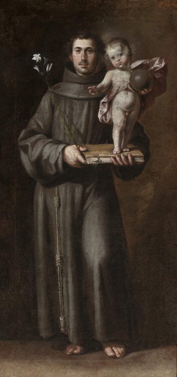 Sankt Antonius af Padua af Antonio del Castillo y Saavedra
