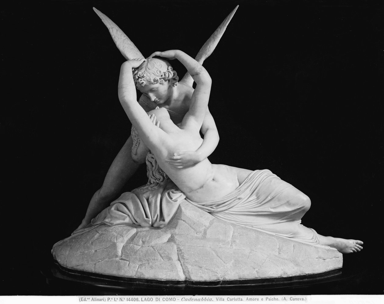 Love and Psyche, kopi af Adamo Tadolini af Antonio (after) Canova