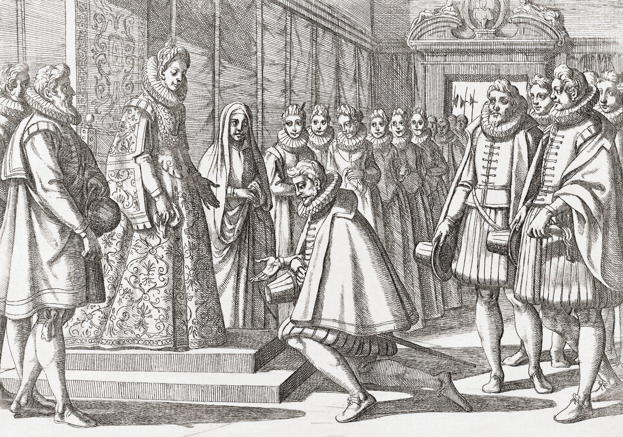 Filip III, konge af Spanien før Margaret af Østrig af Antonio (after) Tempesta