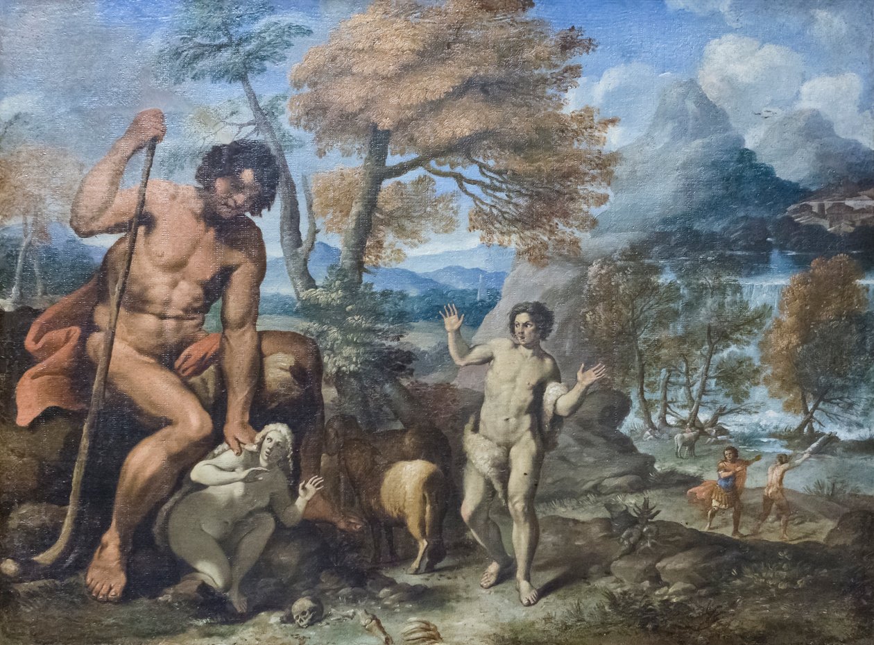 Norandino og Lucina opdaget af Ogre af Antonio (c.1400 49) Alberti