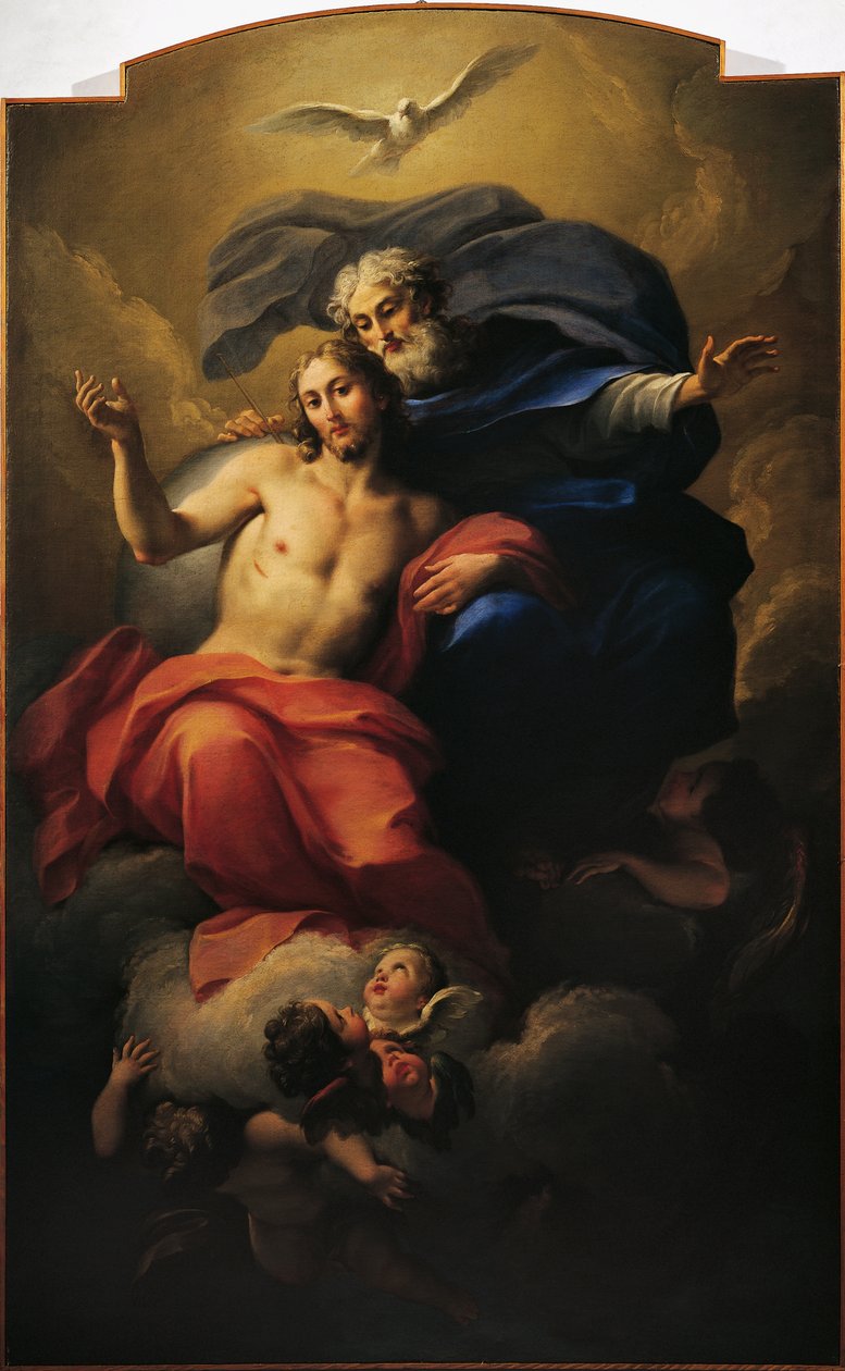 Glory of St Ignatius, af Antonio Balestra (1666-1740) (olie på lærred) af Antonio Balestra