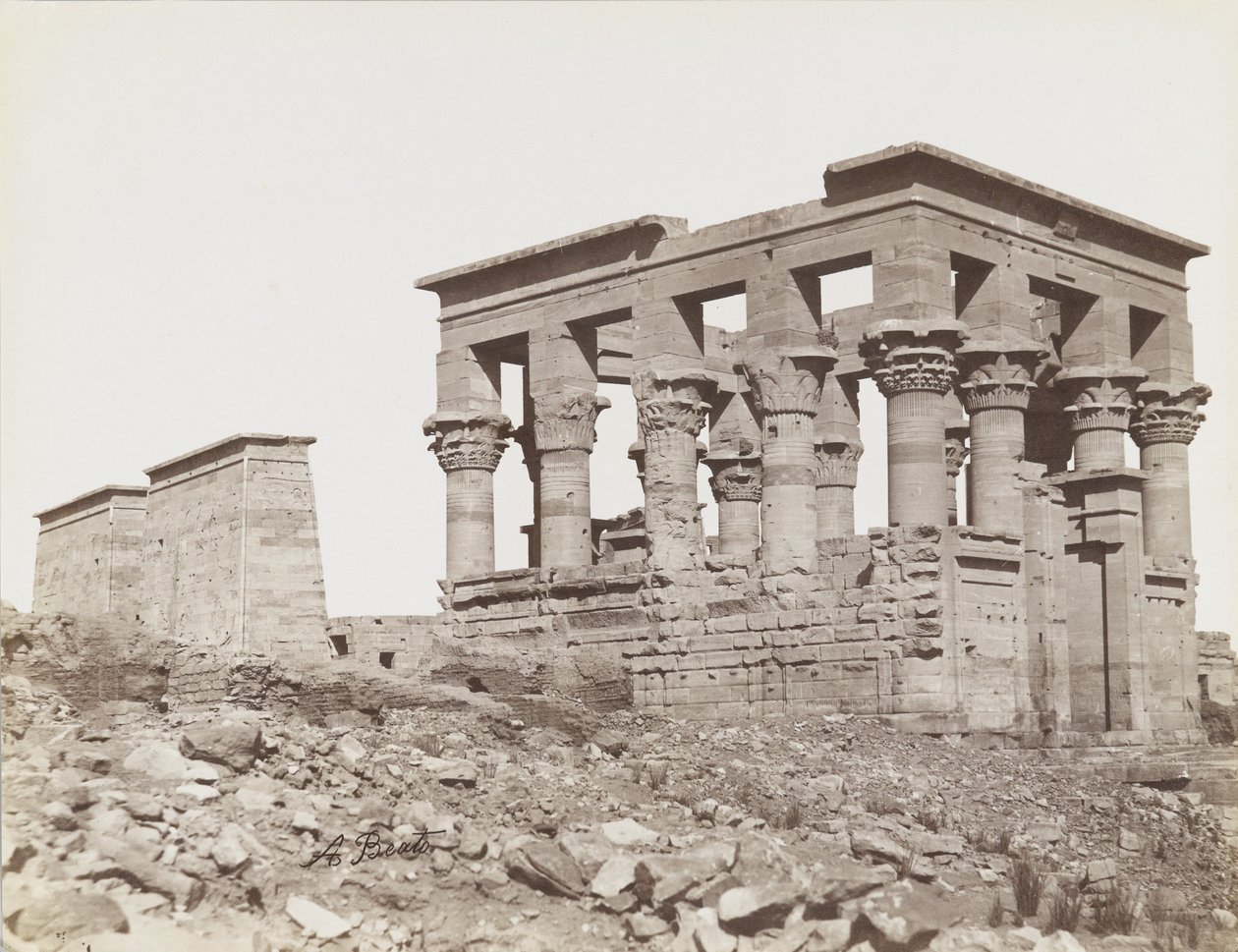 Philae af Antonio Beato