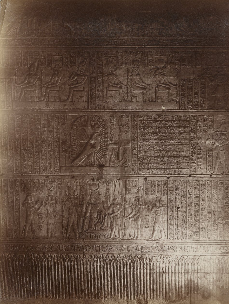 Indre tempel, Philae af Antonio Beato