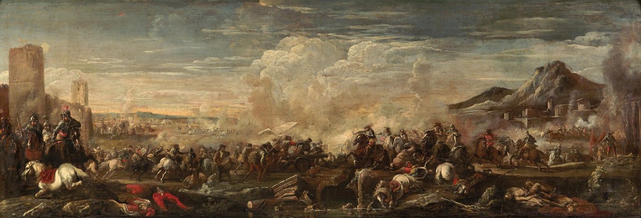 Kampscene af Antonio Calza