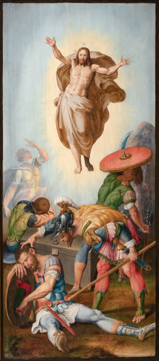 Kristi opstandelse, ca. 1561-69 (olie på panel) af Antonio Campi