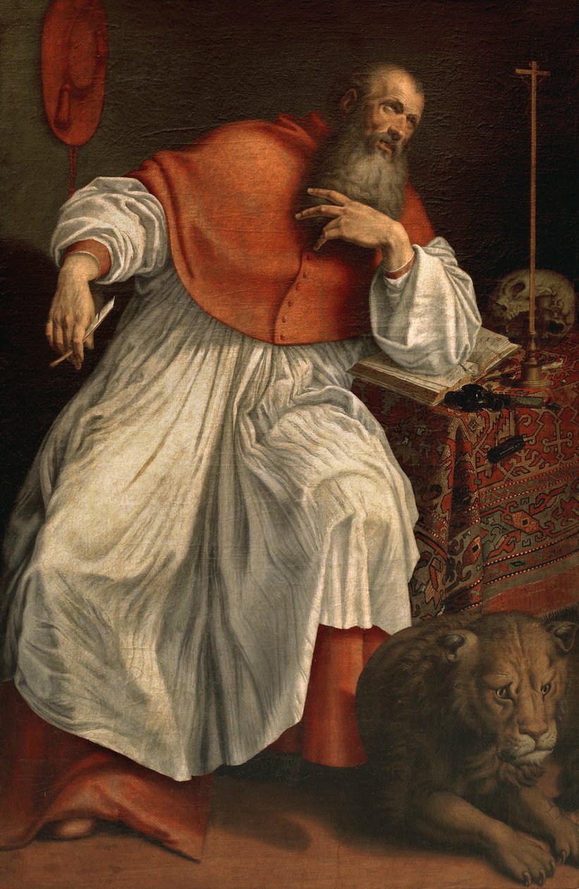 Sankt Jerome af Antonio Campi