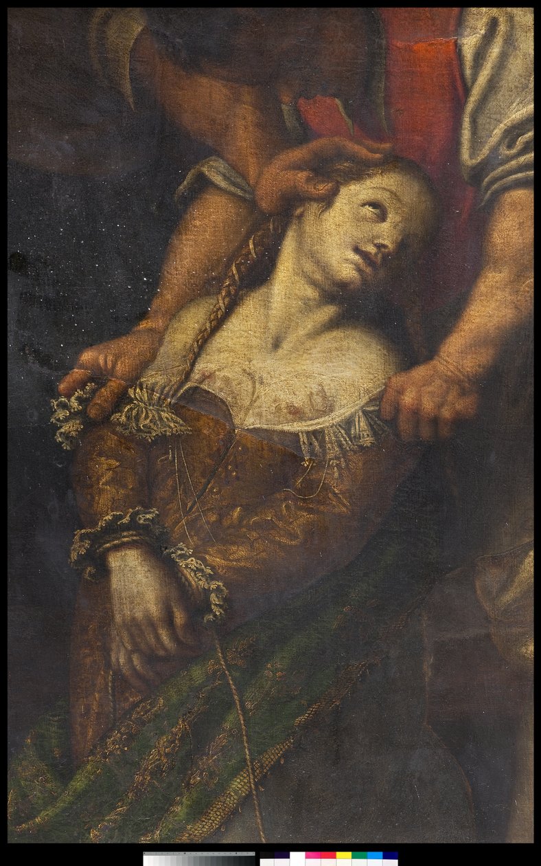 Sankt Katarinas martyrium af Antonio Campi