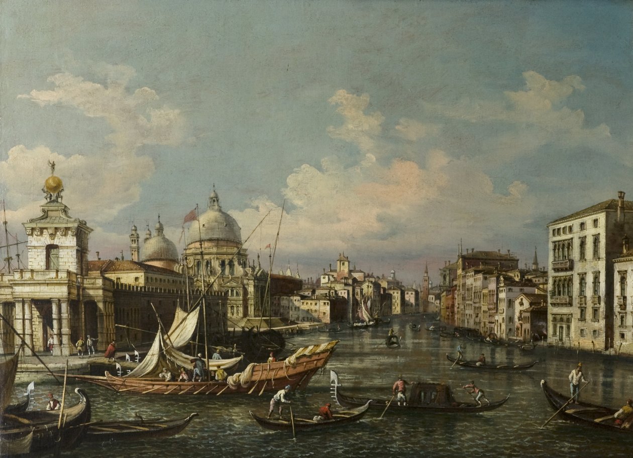 Udmundingen af Canal Grande af Giovanni Antonio Canal