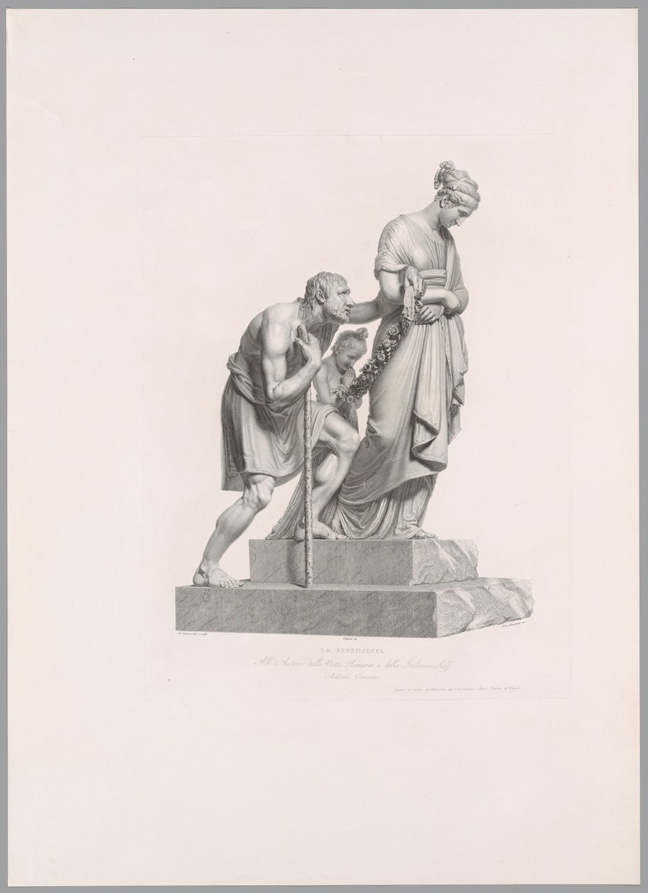 Charity, fra Oeuvre de Canova af Antonio Canova