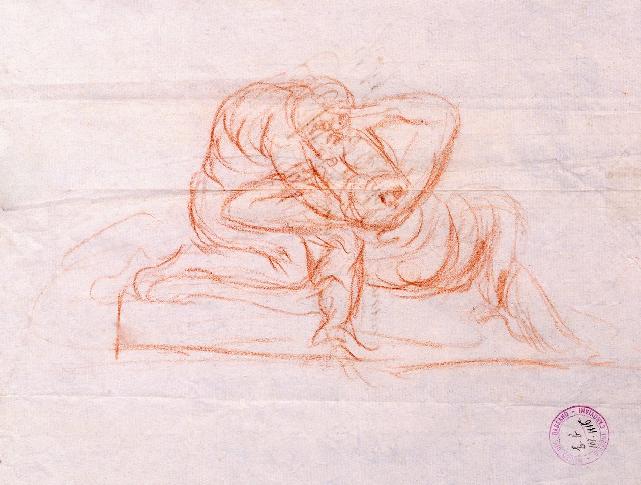 Amor og psyke (tegning) af Antonio Canova
