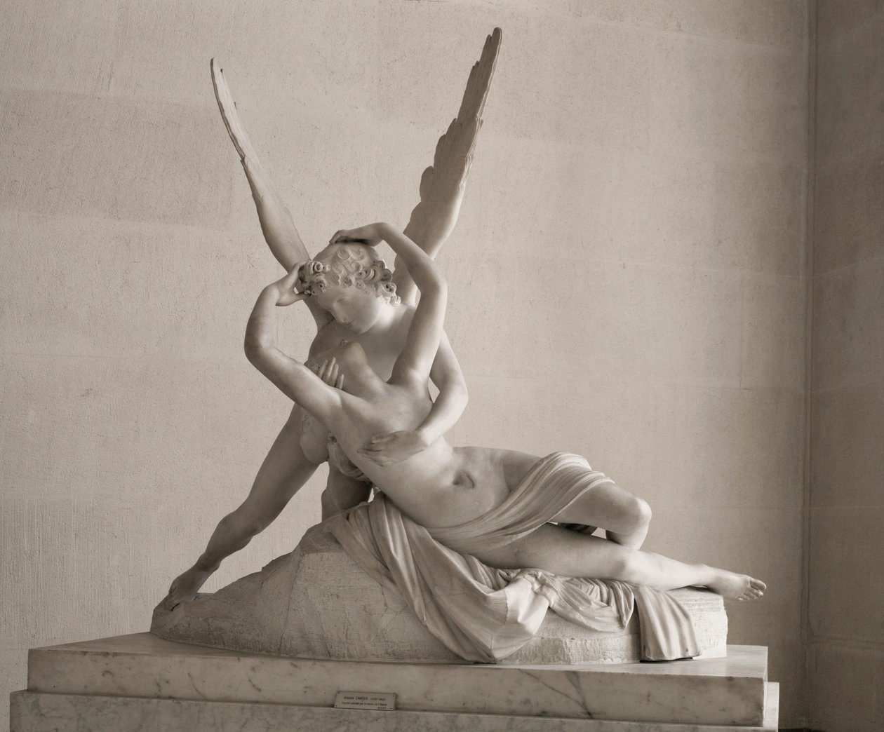 Eros og Psyke ... af Antonio Canova