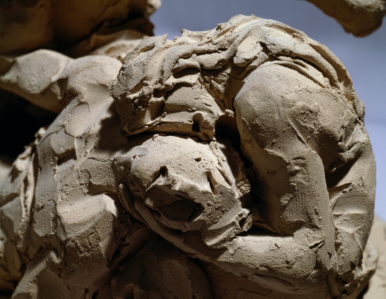 Eva og Abel, detalje fra Adam og Eva, der fandt Abels lig af Antonio Canova