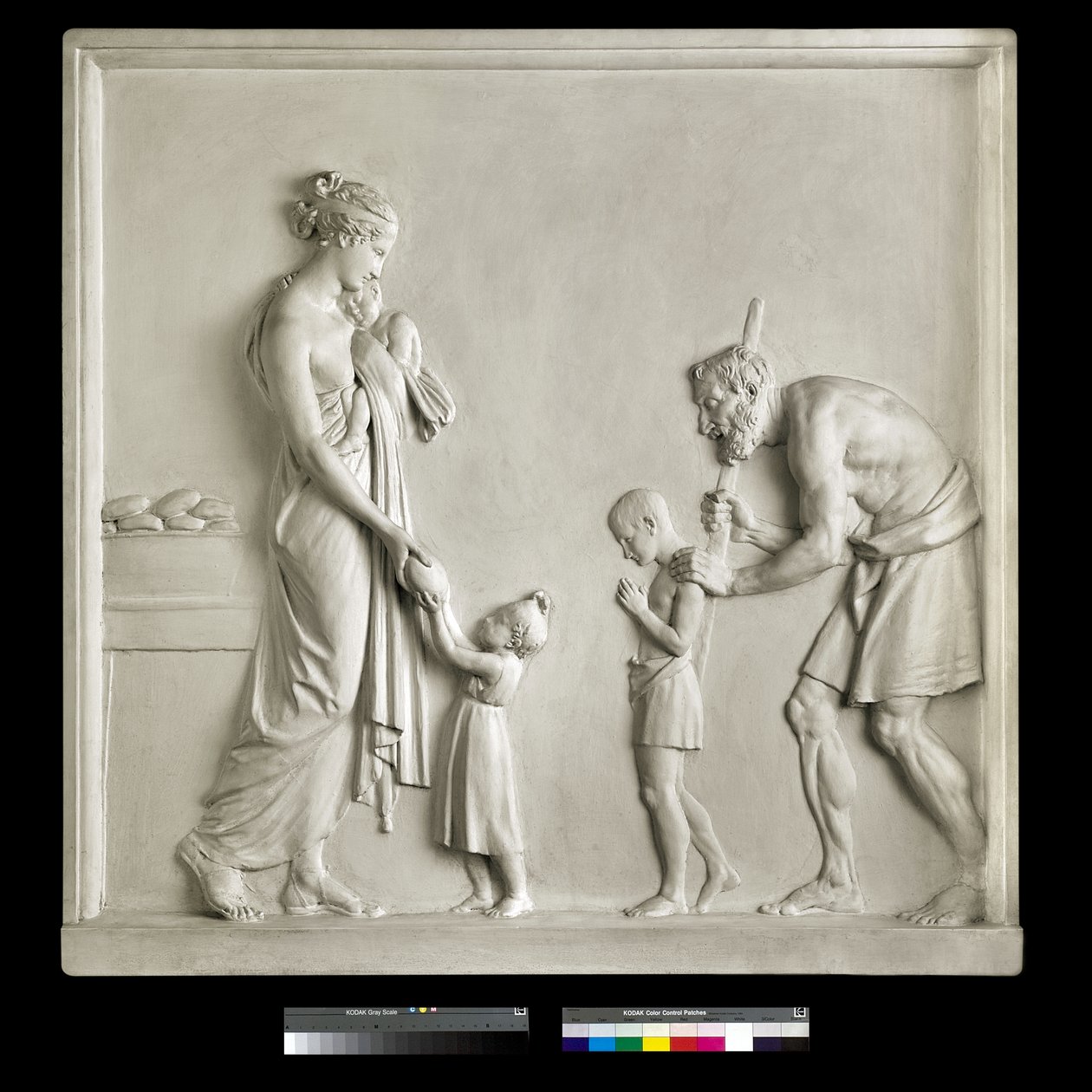 Feeding the Hungry, 1795 (gips) af Antonio Canova