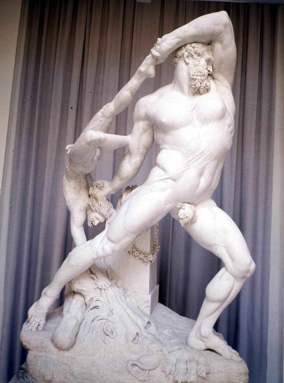 Hercules og Lycas af Antonio Canova (1757 - 1822). af Antonio Canova