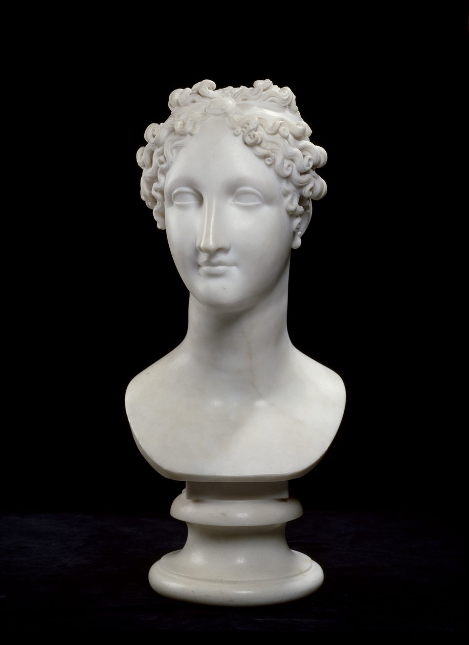 Ideelt hoved, 1816 (marmor) af Antonio Canova
