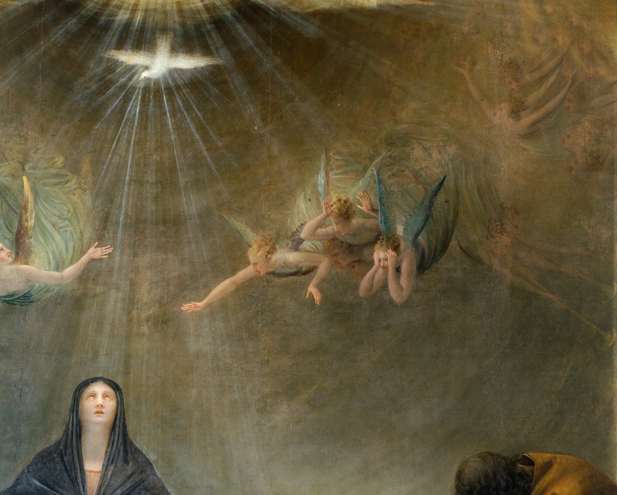 Klagesang over den døde Kristus, af Antonio Canova, detaljer af Antonio Canova