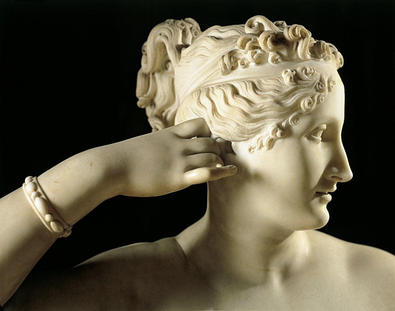 Pauline Borghese som Venus Victrix af Antonio Canova